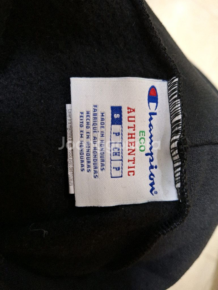 # 챔피온 블랙 후드집업 S--2