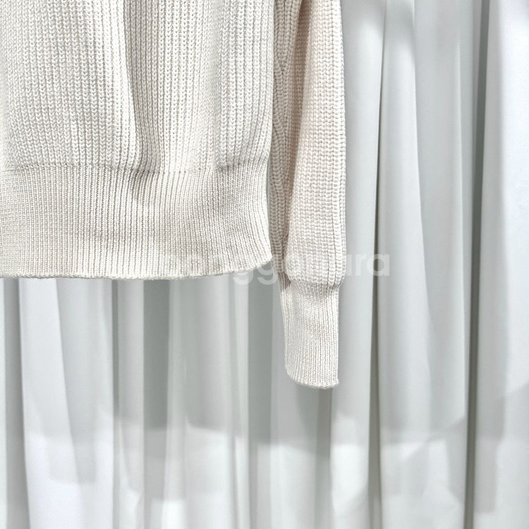 (L)신상 몽클레어 트리콧 니트패딩 화이트--9