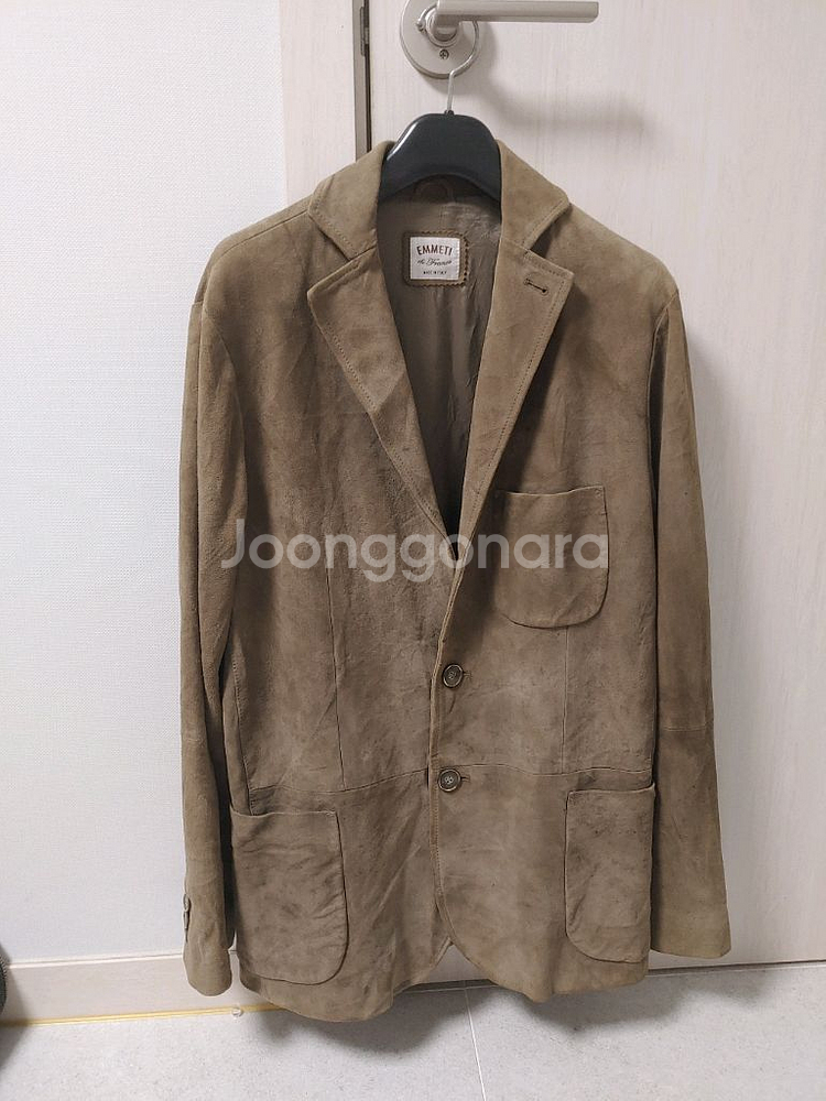 엠메띠 (EMMETI) 남성 스웨이드 블레이저 자켓--0