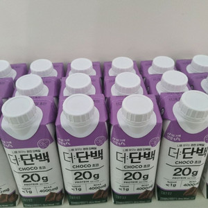 더단백 초코/커피/딸기 50개 택배비 포함 6만원 판매 이미지