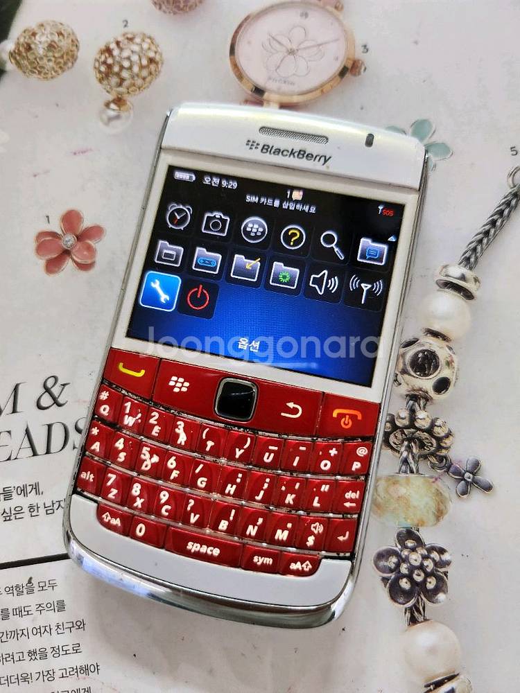 올드폰 블랙베리 볼드 blackberry 9700--0