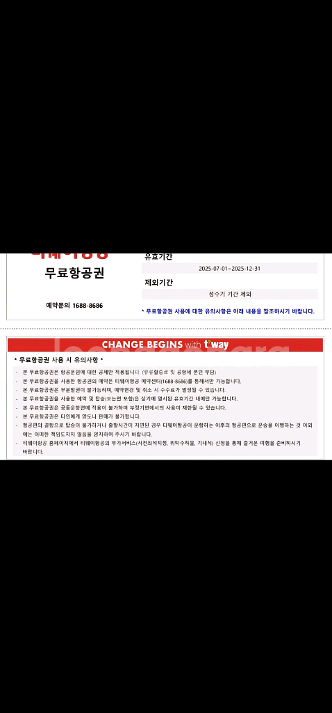 티웨이 싱가포르 왕복 1인 티켓--0