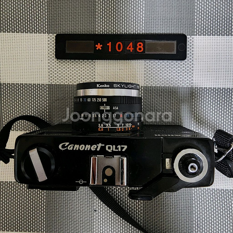 캐논 캐논넷 QL17 G3 초기모델 필름카메라 블랙바디--1
