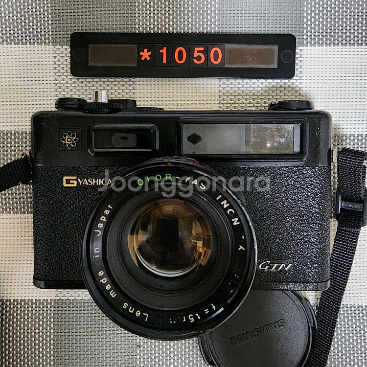 야시카 일렉트로 35 gtn 필름카메라 블랙바디--0