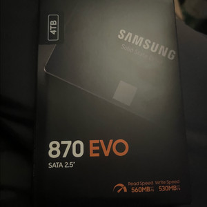 삼성 870evo 4tb 급처해용