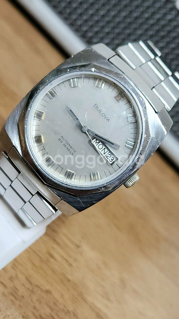 # 부로바 bulova 빈티지 옥타곤 오토매틱 남성 명--0