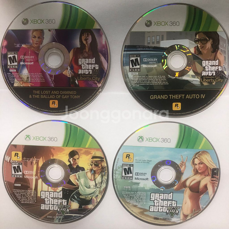 Xbox360 게임타이틀 여러장 + 키넥트 카메라 일괄--4