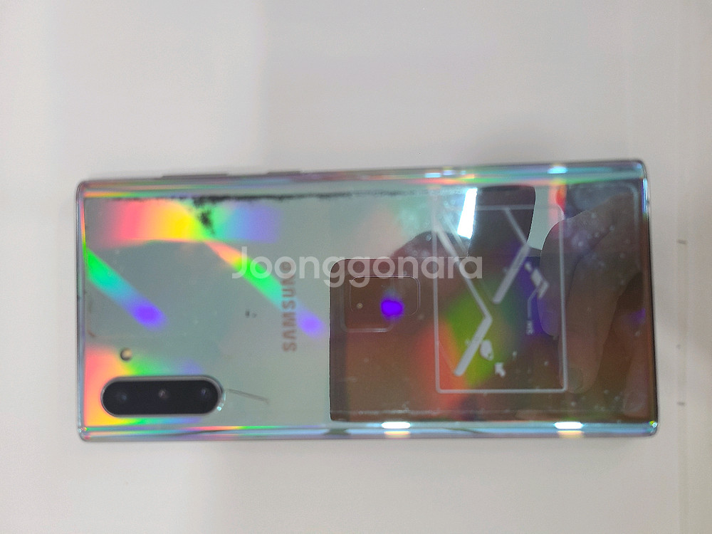 갤럭시 노트10 256GB 부품폰 우체국택배포함팜.--1