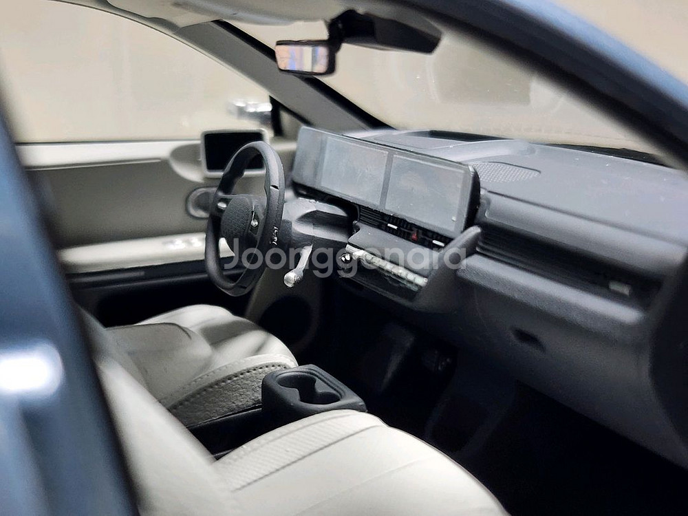 1:18&1:43 현대 아이오닉5 블루 다이캐스트--5