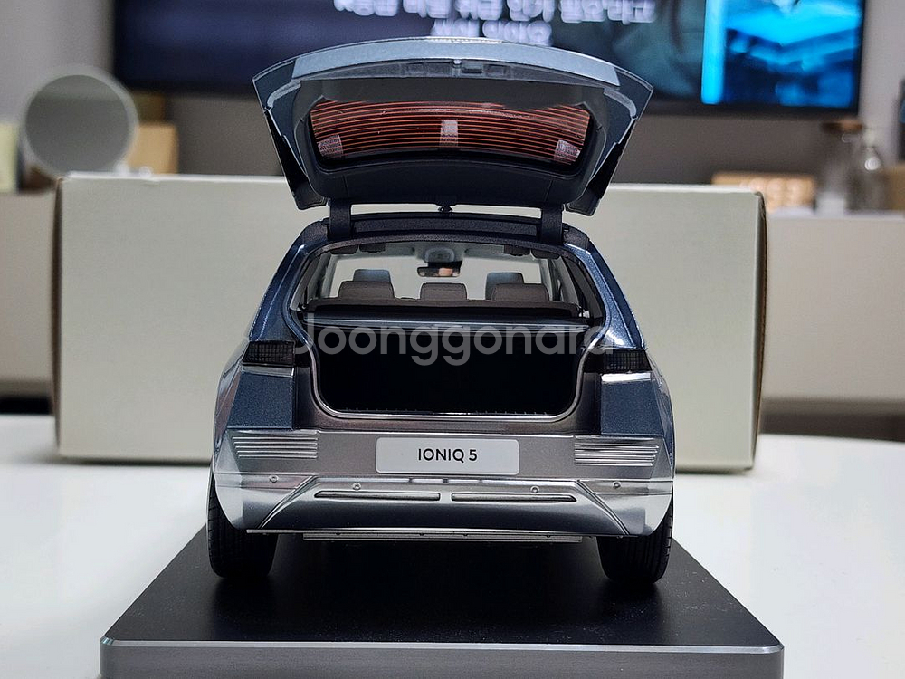 1:18&1:43 현대 아이오닉5 블루 다이캐스트--3