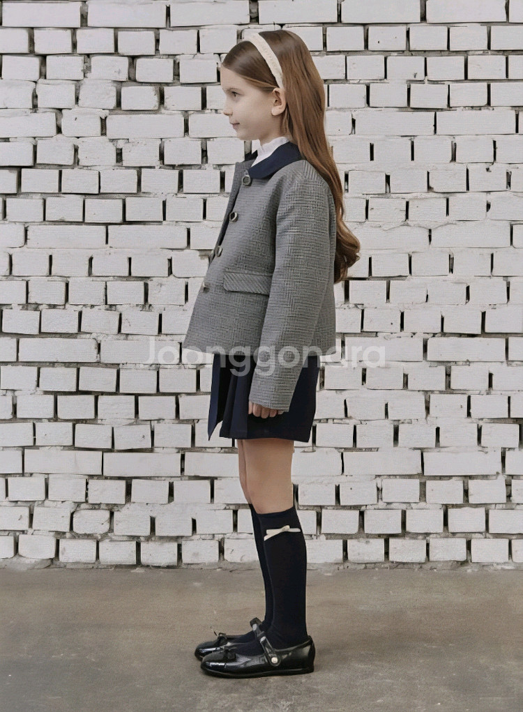 빈 BEEN 트위드 카라자켓 155사이즈--6