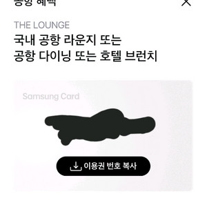 공항라운지이용권