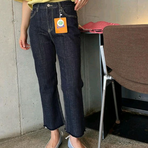 라얌네 키작녀 생지팬츠