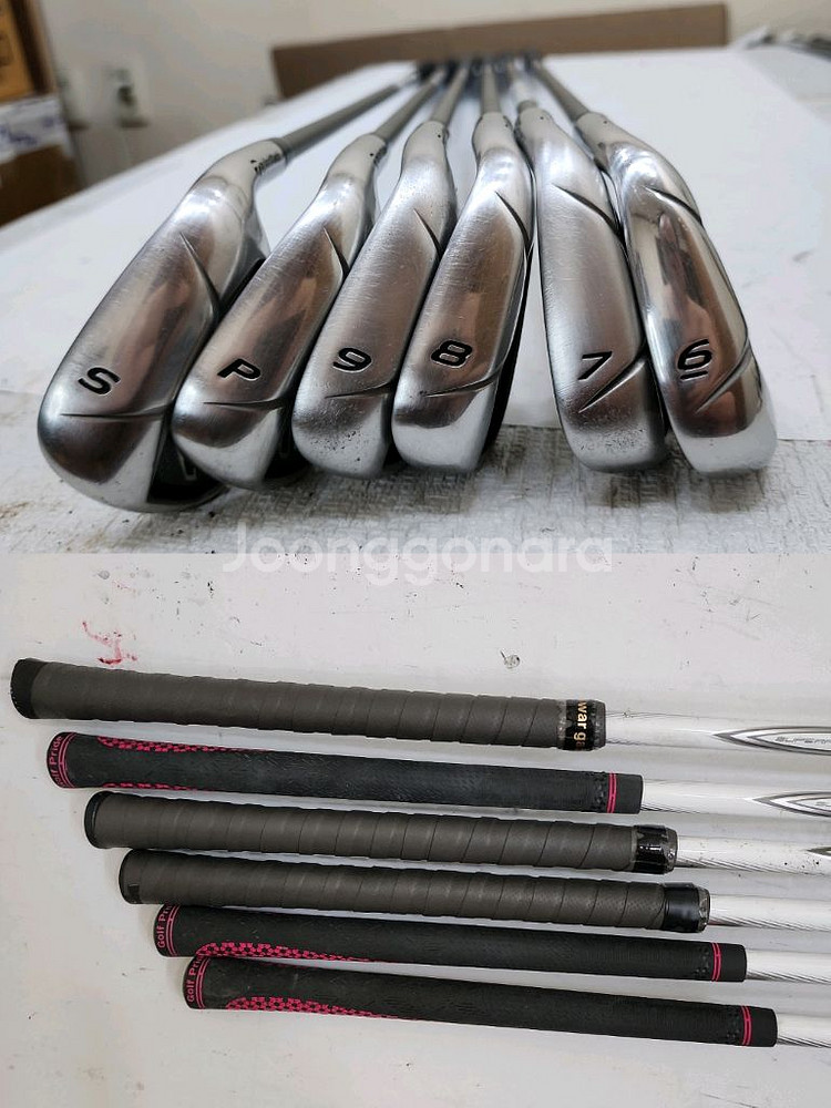 테일러메이드 버너 아이언 등 여성용 중고골프채 풀세트--2