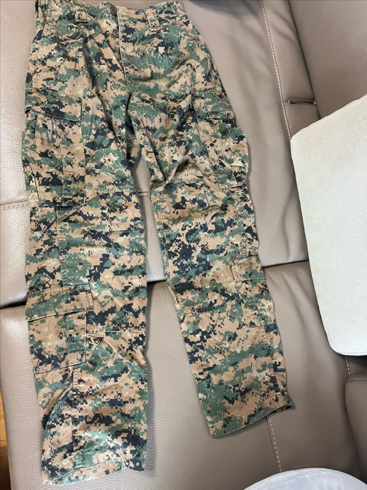 미해병대 프로그 바지 S-R 사이즈--1