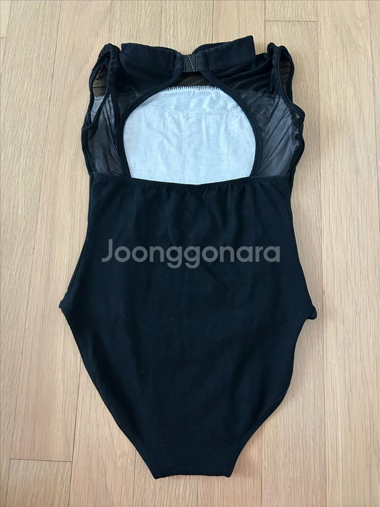 급처) 블랙 홀터넥 레오타드--1