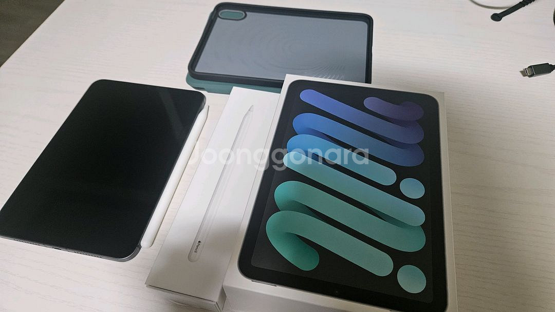 아이패드 미니6 스그 셀룰러 256g 애플펜슬 판매--9