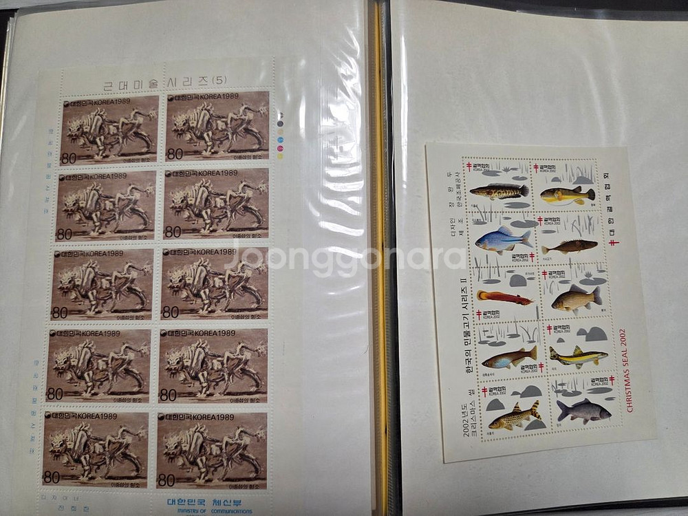 개인 수집 우표 판매합니다--5