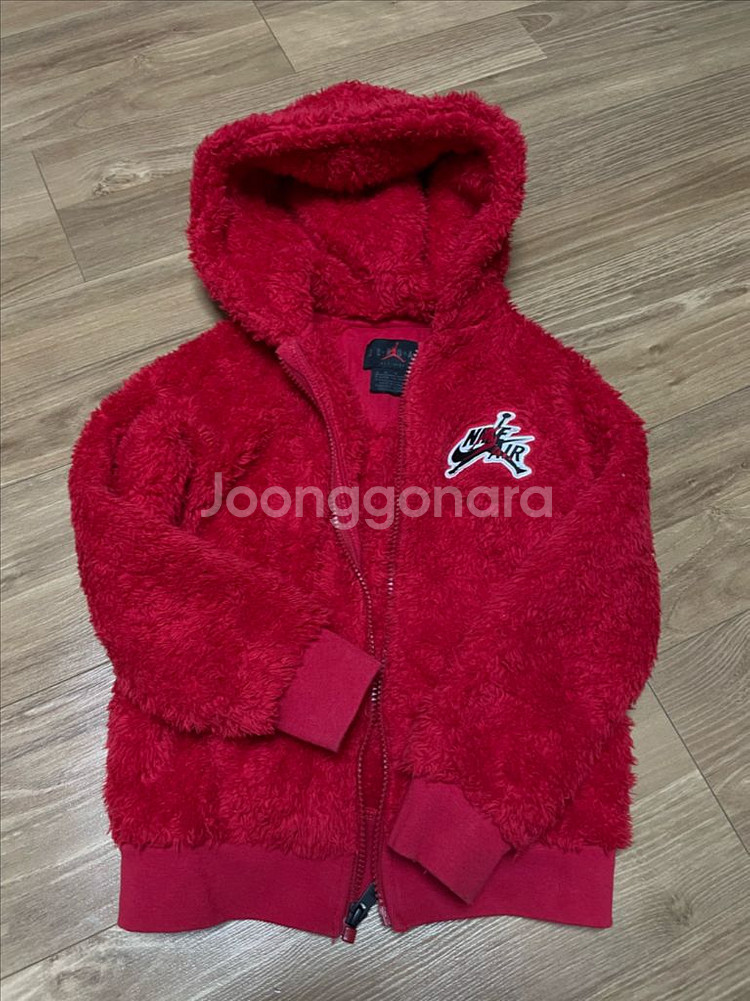 나이키 조던키즈 후리스 4-5y 조던키즈쉐르파 후드집업--1