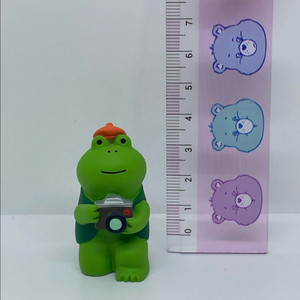 데꼴 사진작가 개구리 피규어