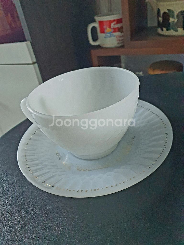 미국 빈티지 밀크글라스 페더럴2조 일괄--1