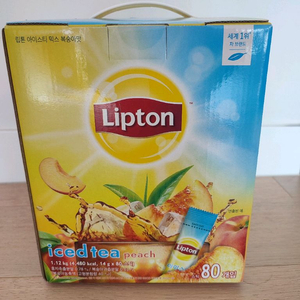 립톤 아이스티 복숭아 80개입 (미개봉 새상품)