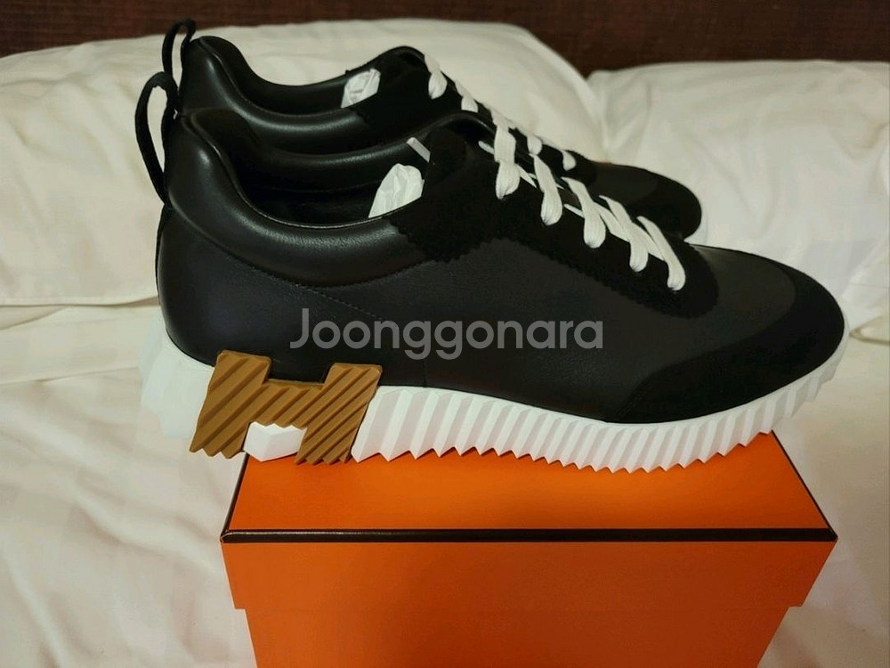 에르메스 바운싱 스니커즈 누아 42.5 사이즈--4