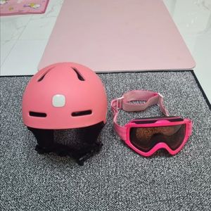 아동 POC 스키 헬멧, 고글 세트 (XS-S)