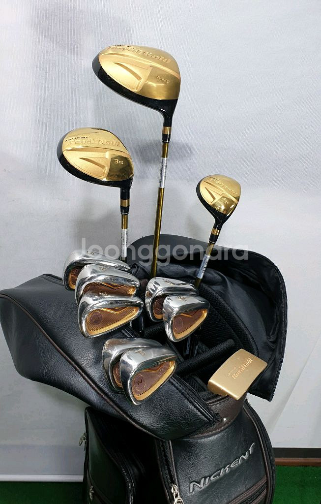 니켄트 로얄골드 고반발용 한정판 스틸남자 골프채 풀--0