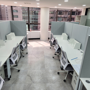 [신품]사무용책상 화이트 강남전시장 사무용가구