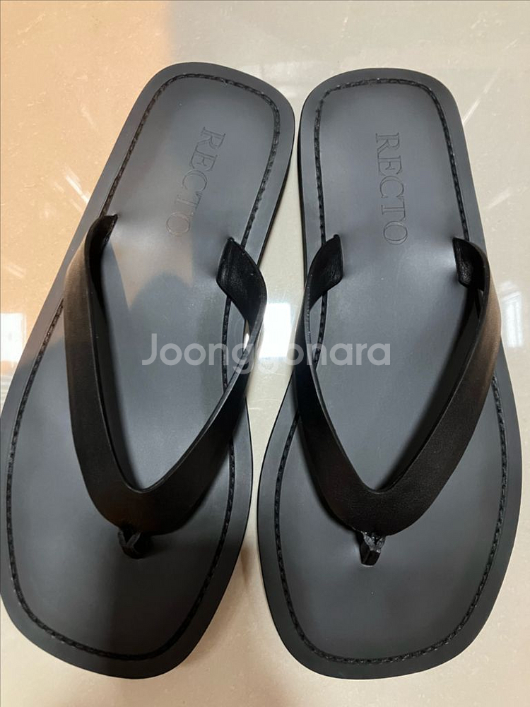 렉토 레더 플립플랍 240--1