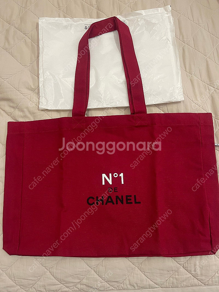 (새제품)샤넬 레드 에코백--4