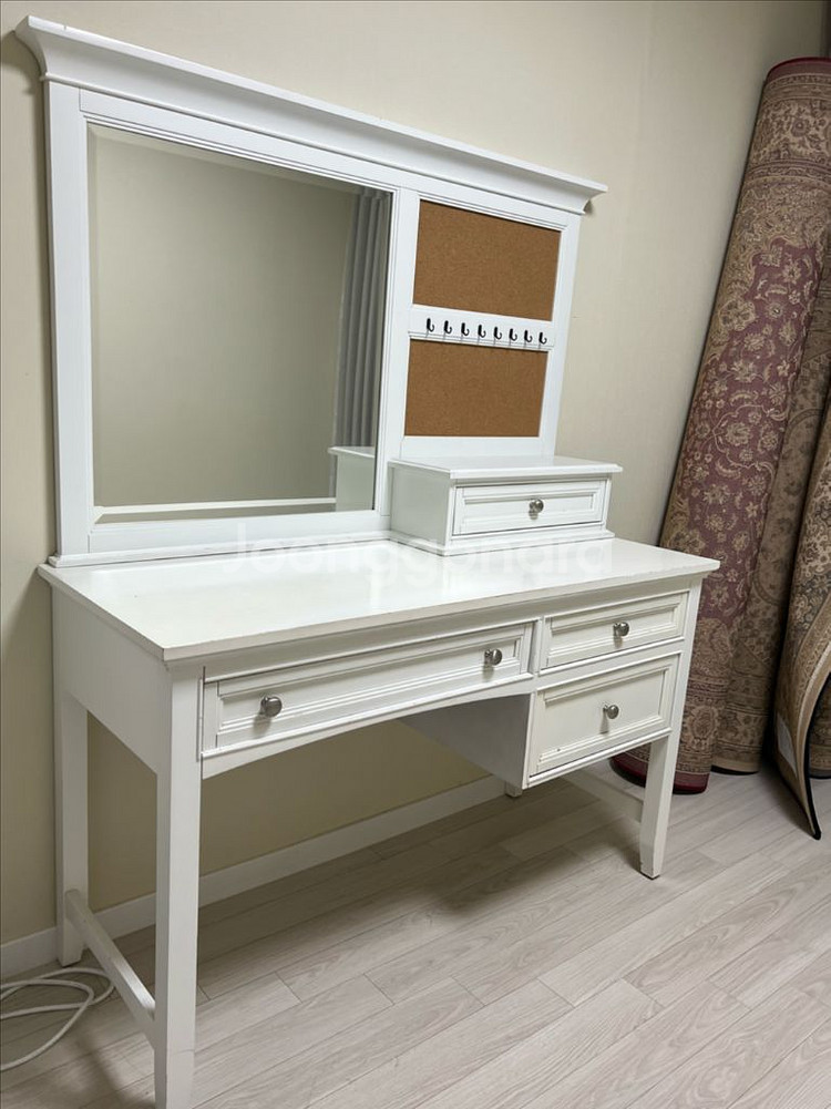 화이트 책상거울 화장대 Fortune furniture--0