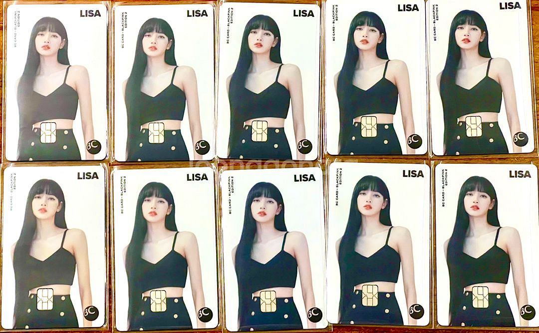 블랙핑크 BC edition2 LISA 리사 포카 포토--0