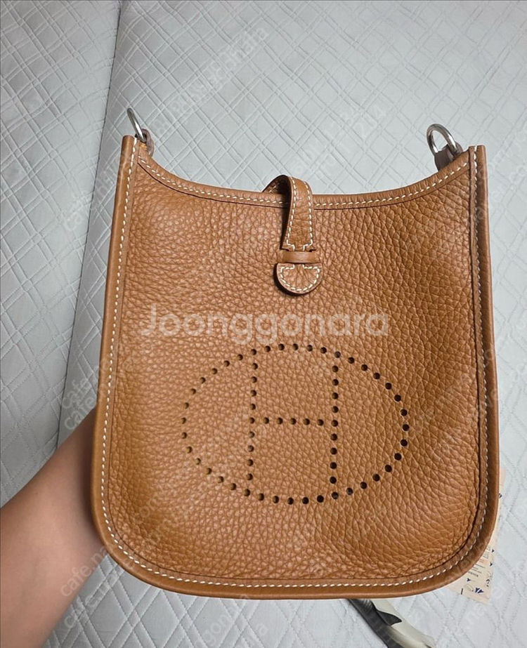 에르메스 에블린미니16 골드은장 팝니다--1