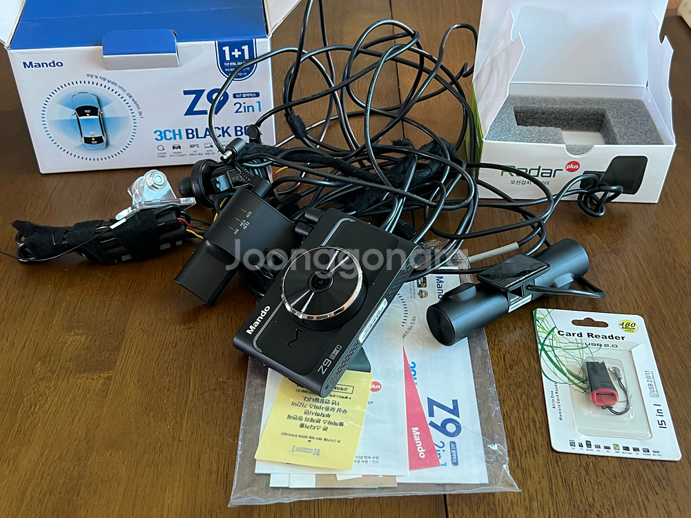 만도 Z9 2in1 3채널 블랙박스 + 레이더 + 64--0