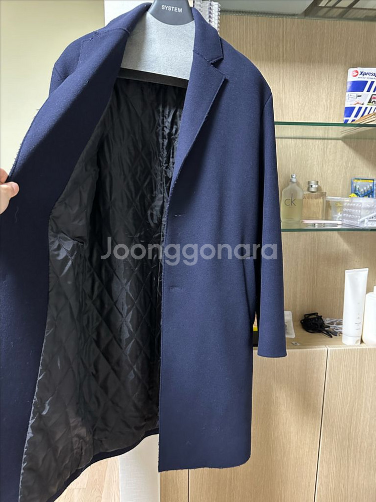 시스템옴므 핸드메이드 캐시미어 코트--4