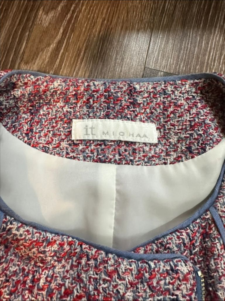 it MICHAA 잇미샤 트위드 자켓--1