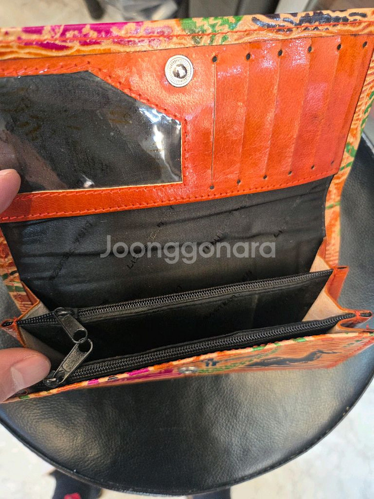 낙타 통가죽 장지갑--2