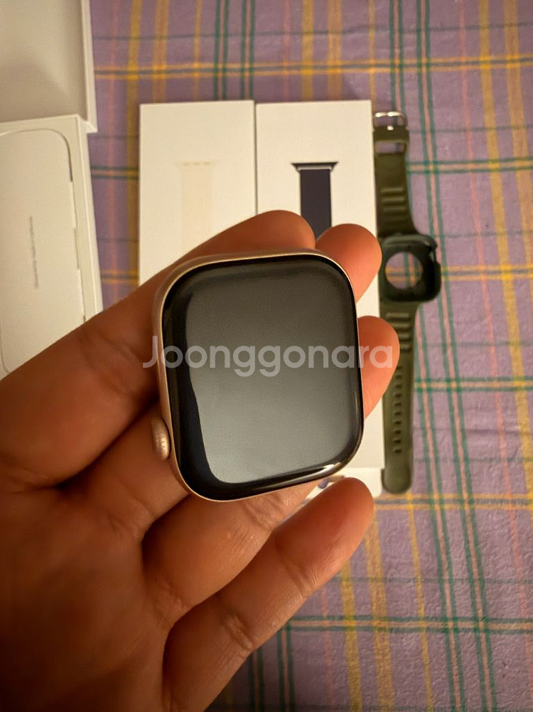 애플워치 10 로즈골드 42mm gps--2