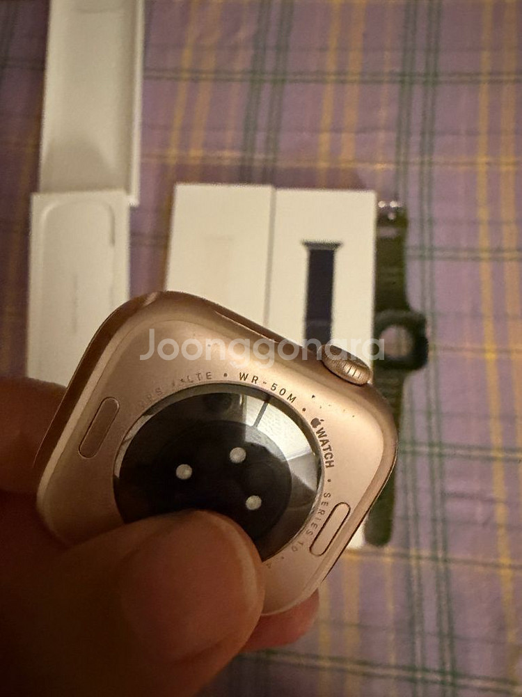 애플워치 10 로즈골드 42mm gps--3