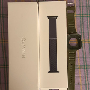 애플워치 10 로즈골드 42mm gps