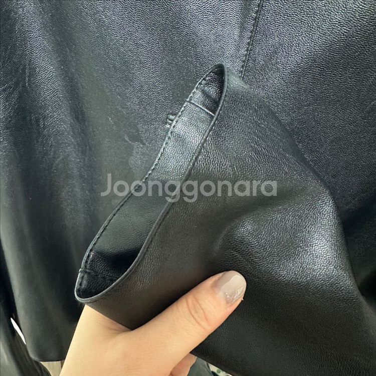 [notia 노티아] 숏 레더자켓 팝니다.--1
