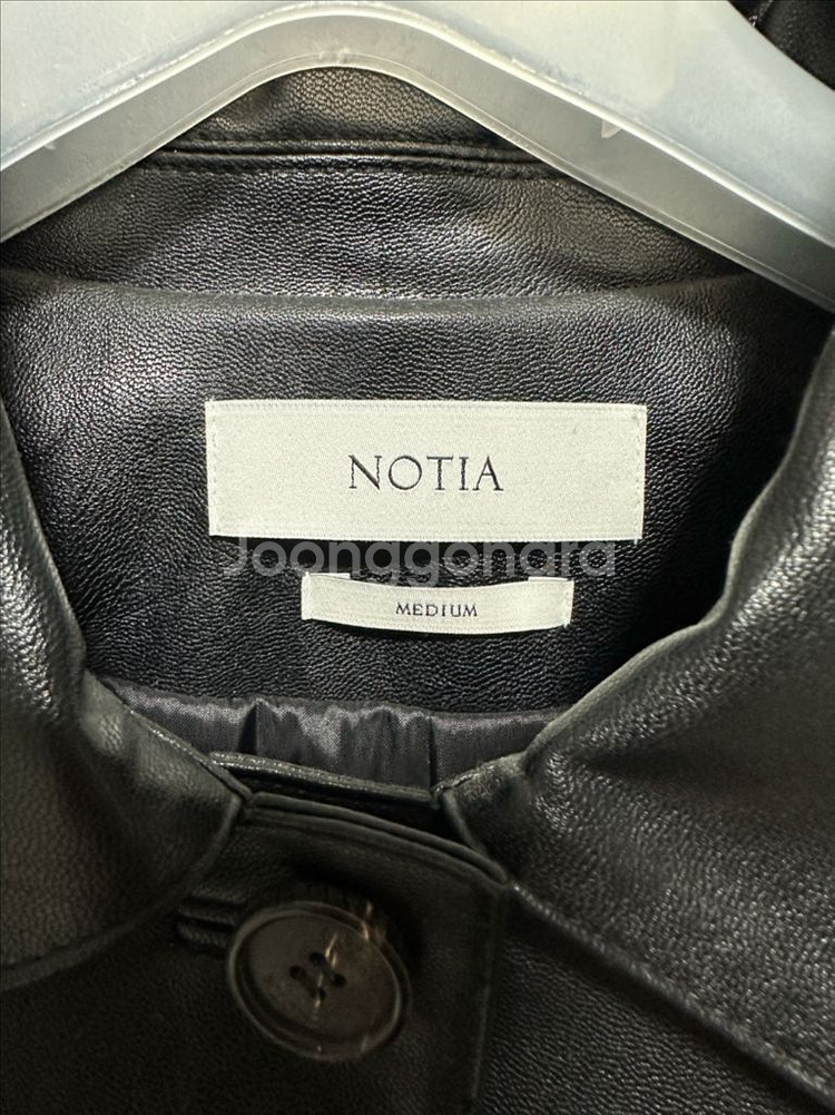 [notia 노티아] 숏 레더자켓 팝니다.--0