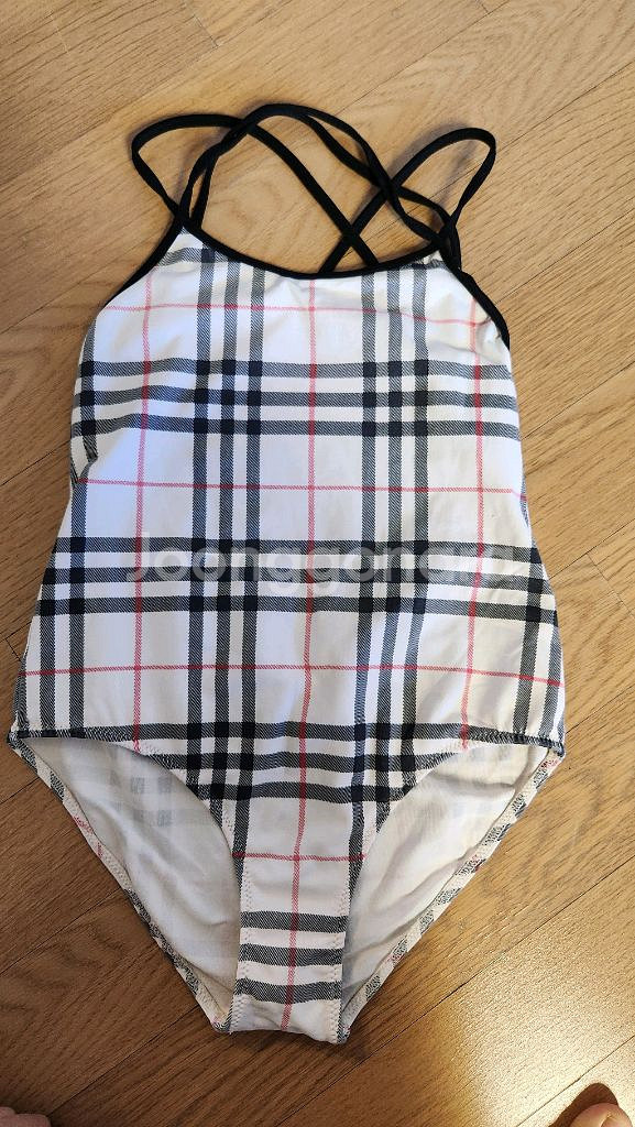 버버리 체크 여아 수영복(정품)--0