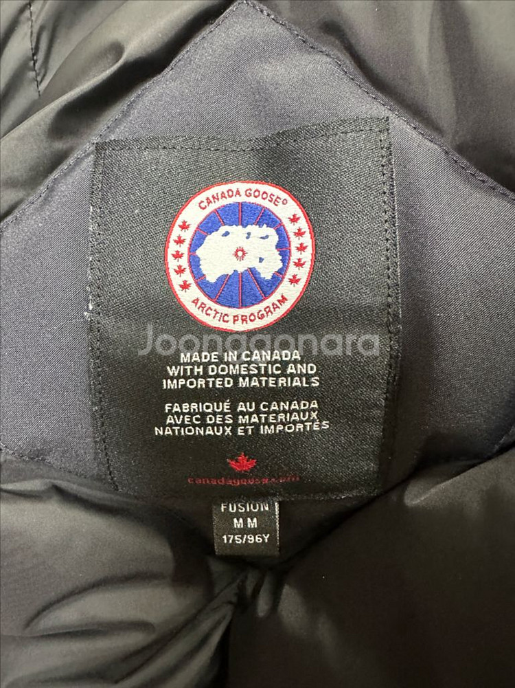 캐나다구스 랭포드 파카 네이비 / 퓨전핏 M사이즈--3