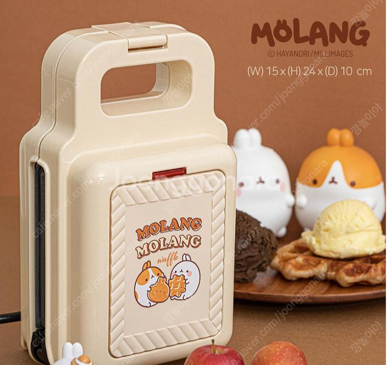 몰랑이 와플메이커 와플팬 새상품--0