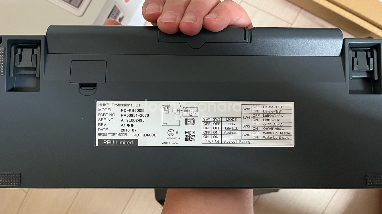 해피해킹 hhkb 프러페셔널 BT 키보드+먹각+포인트--3