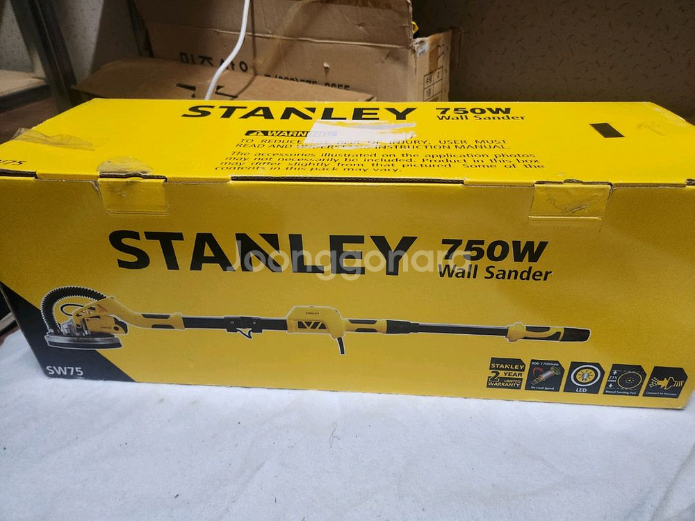 스탠리 750W 벽 샌더 SW75 새 제품입니다--1