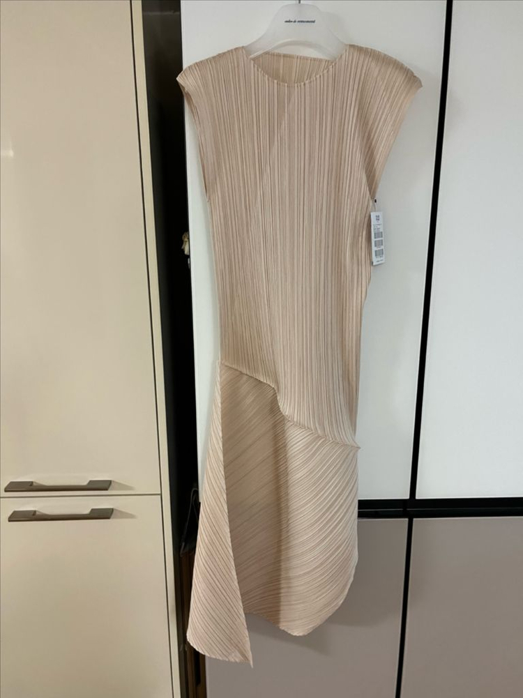 플리츠플리즈 8월 리프 원피스 사이즈3--1